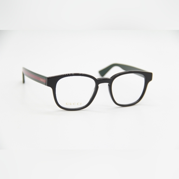 NEW GUCCI EYEGLASSES GG0927O 001 BLACK GREEN ROUND WOMEN’S GUCCI EYEWEAR GG0927O - Picture 6 of 12